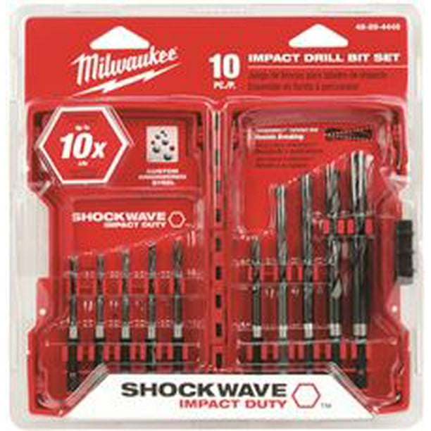Milwaukee Shockwave Impact Duty Titanium Hex Shank Drill Bit Set 15-Piece Milwaukee Shockwave Impact Duty Titanium Hex Shank Drill Bit Set 15-Piece